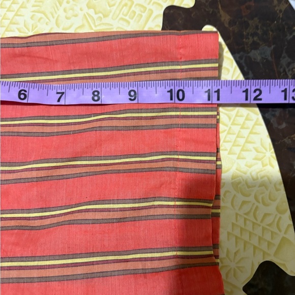 Vintage Arrow Men's Shirt with Orange and Green Stripes - Picture 10 of 11